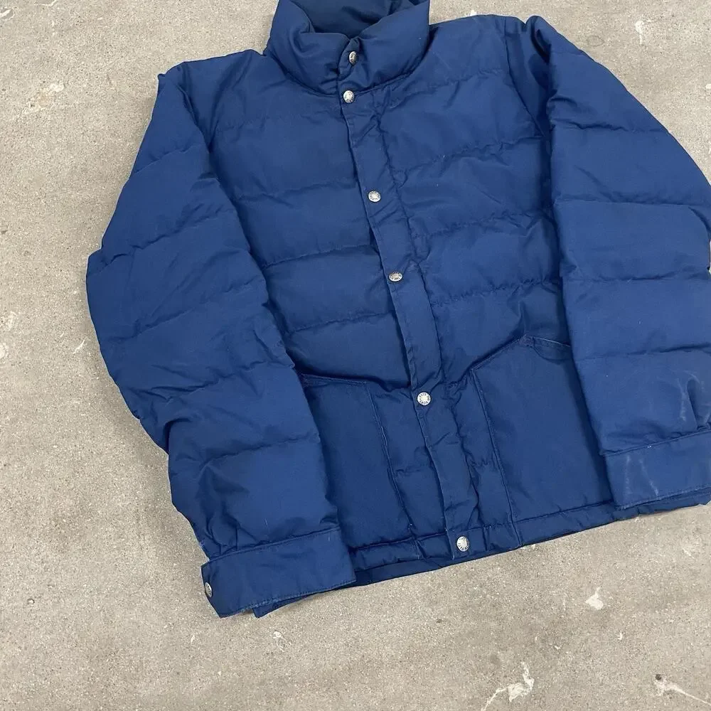Vintage 80s North Face Brown Label Puffer Outdoors Jacket Size Medium Size Large